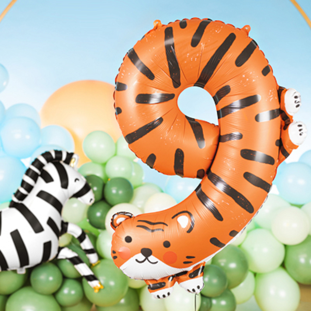 Ballon Tigre in alluminio - Numero 9