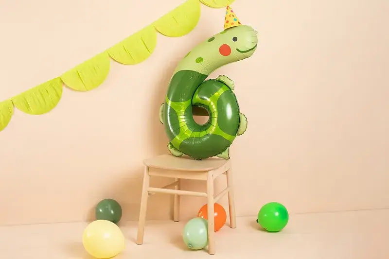 Pallone in alluminio a forma di tartaruga - Numero 6