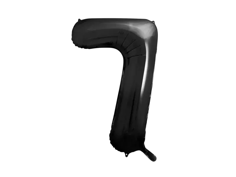 Palla Chiffre ''7'', alluminio, 86 cm, nero