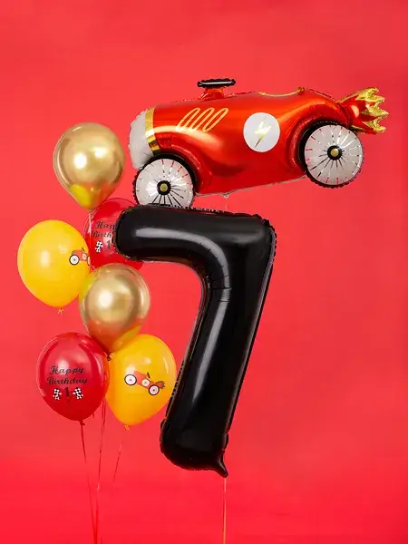 Palla Chiffre ''7'', alluminio, 86 cm, nero