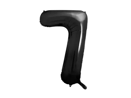 Palla Chiffre ''7'', alluminio, 86 cm, nero
