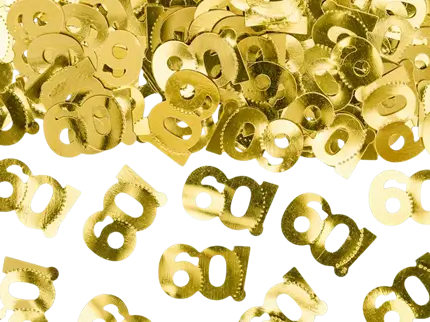 Coriandoli d'oro 60 anni