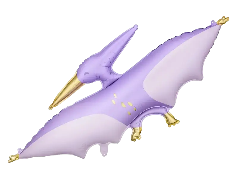 Palla in alluminio Dinosauro Pterodattilo, 120 x 62 cm