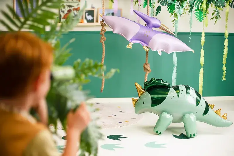 Palla in alluminio Dinosauro Pterodattilo, 120 x 62 cm