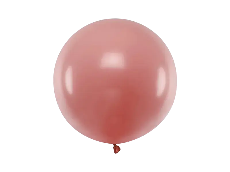 Palloncino tondo da 60 cm, rosa pastello selvaggio