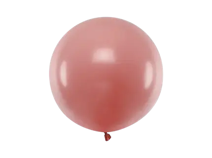 Palloncino tondo da 60 cm, rosa pastello selvaggio