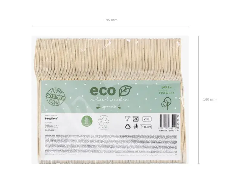 100 cucchiai di legno