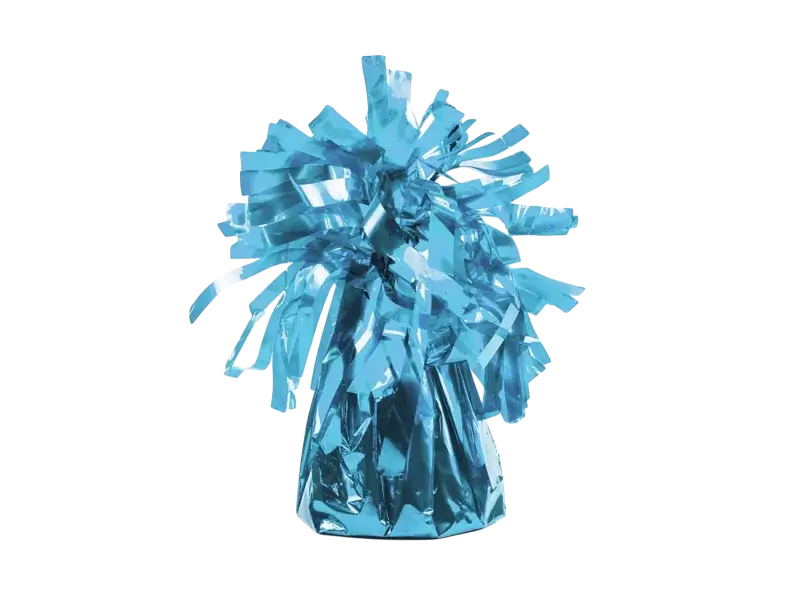 Peso per palloncini blu metallizzato
