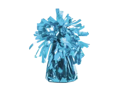 Peso per palloncini blu metallizzato