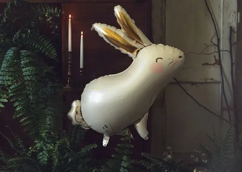 Palloncino in alluminio Rabbit, 67 x 88 cm