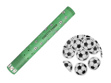 Cannone per coriandoli di calcio