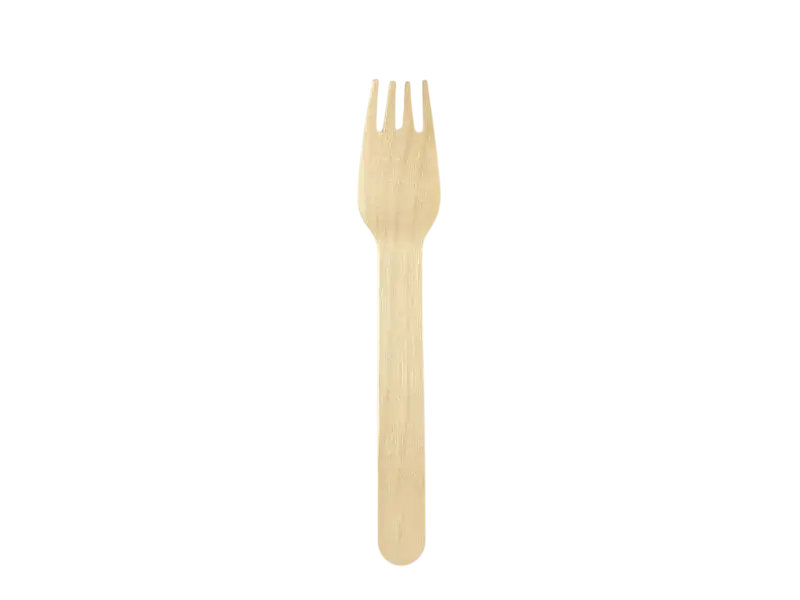100 forchette di legno