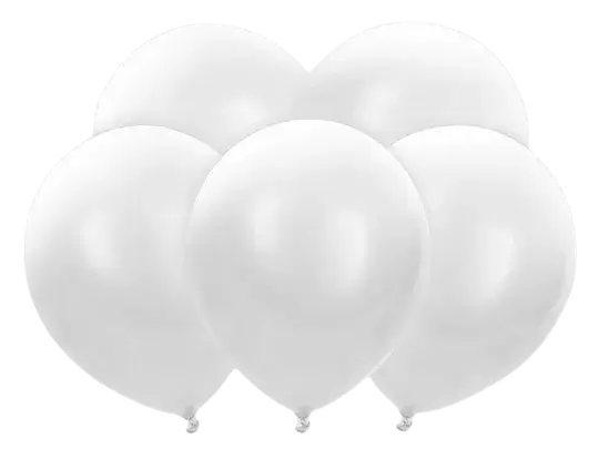 5 Palloncini a led bianchi