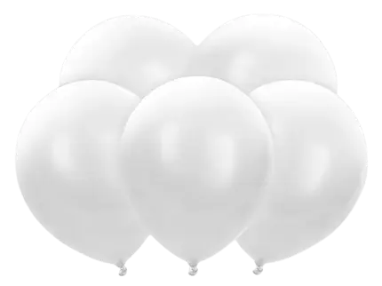5 Palloncini a led bianchi