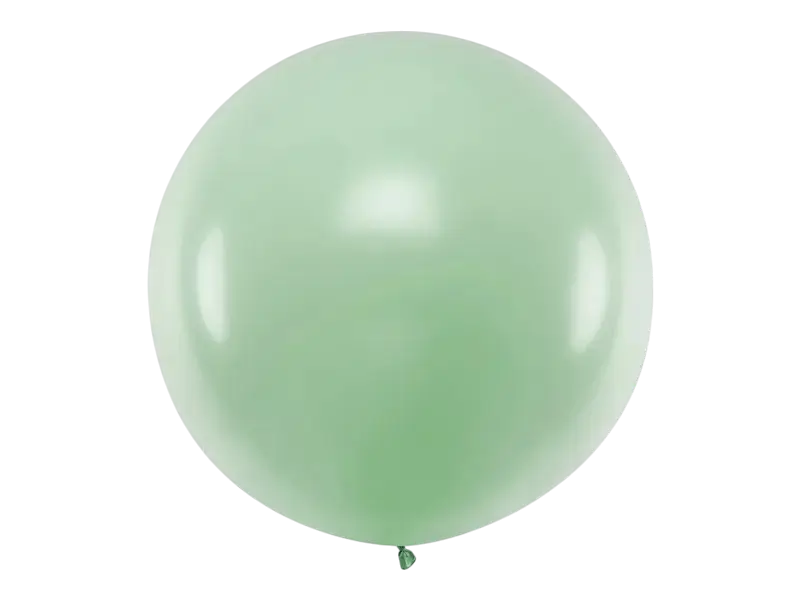 Pallone gigante rotondo verde pistacchio - 1 metro
