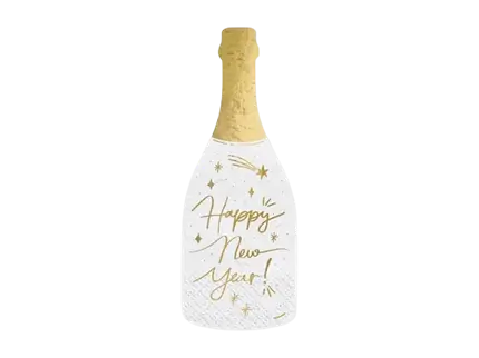 Tovaglioli da champagne, oro, 14,5 x 12 cm