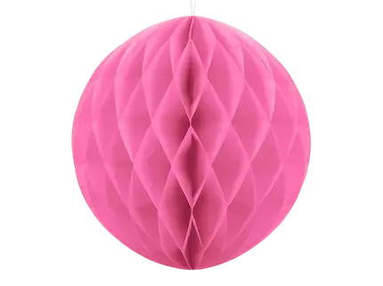 Palla a nido d'ape rosa - 30 cm