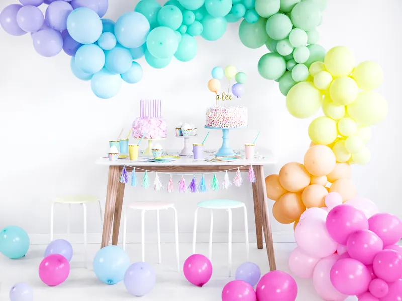 50 palloncini lilla