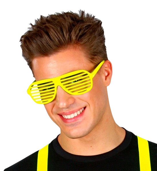 Occhiali per tapparelle giallo fluorescente