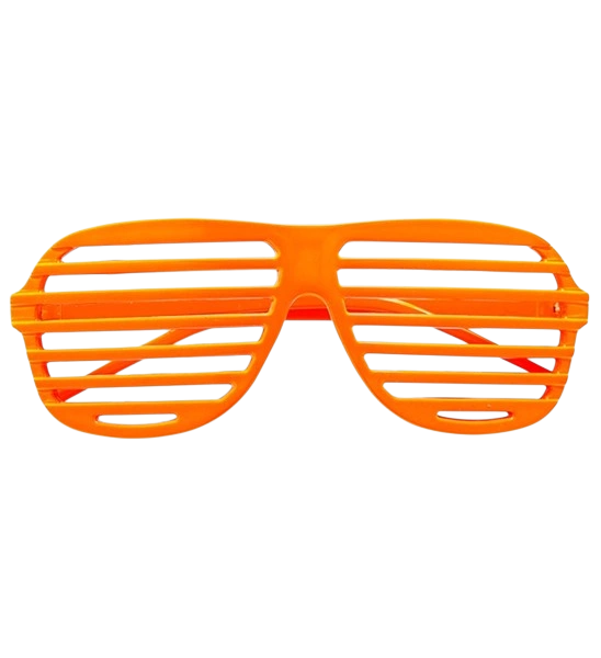 Occhiali per tapparelle arancioni fluorescenti