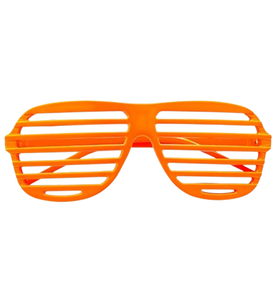 Occhiali per tapparelle arancioni fluorescenti