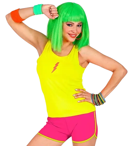 Pantaloncini rosa neon