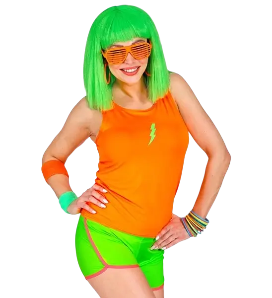 Pantaloncini verdi neon