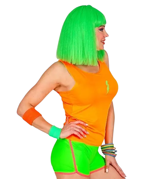 Pantaloncini verdi neon