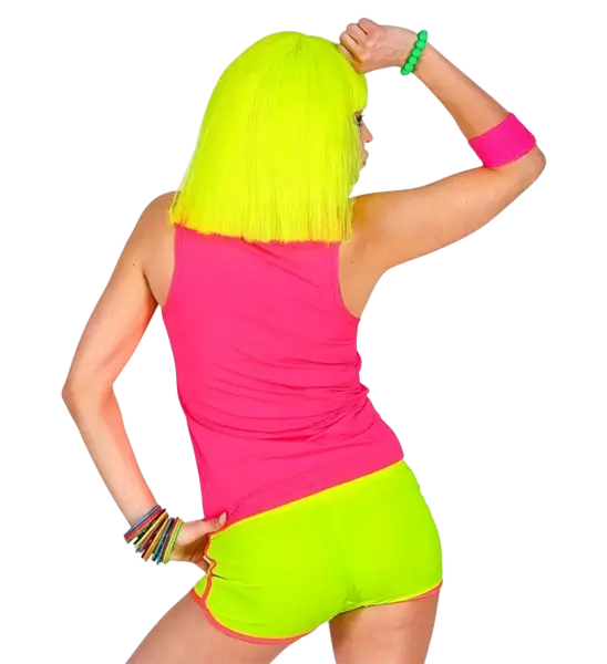 Pantaloncini giallo neon