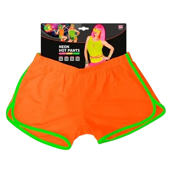 Pantaloncini arancione neon