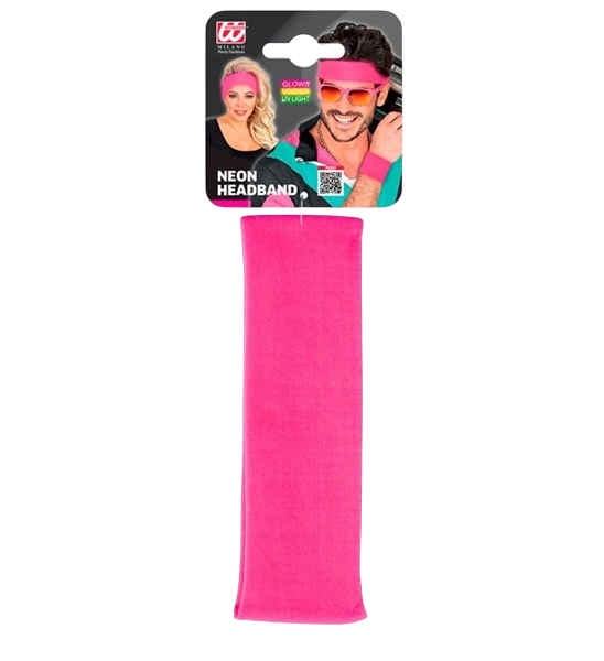 Fascia retrò rosa neon
