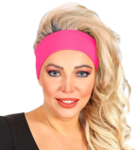Fascia retrò rosa neon