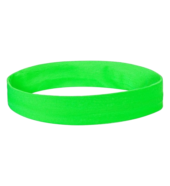 Set di fasce per capelli verde neon