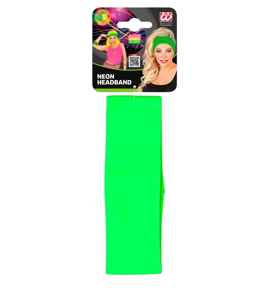 Set di fasce per capelli verde neon