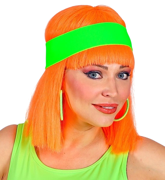 Set di fasce per capelli verde neon