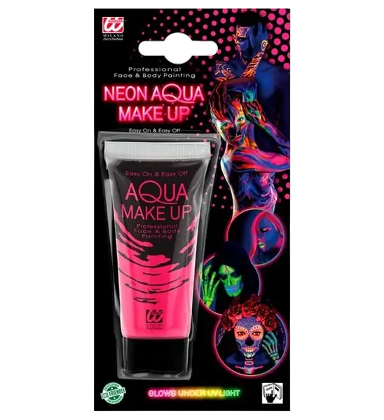 Tubo per trucco rosa fluorescente 30 ml