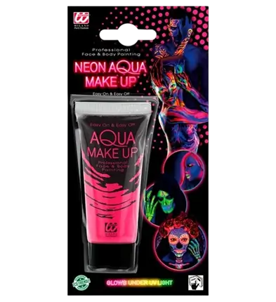Tubo per trucco rosa fluorescente 30 ml