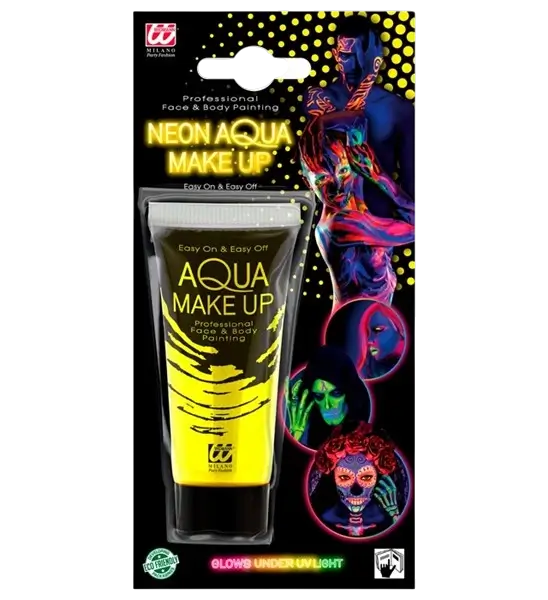 Tubo per trucco giallo fluorescente 30 ml