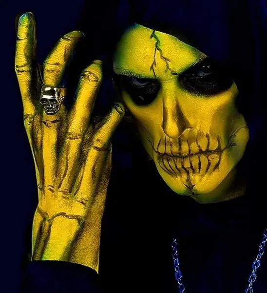 Tubo per trucco giallo fluorescente 30 ml