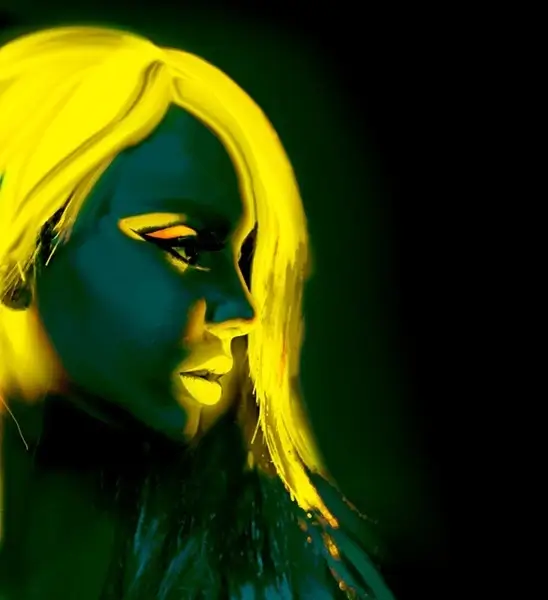 Tubo per trucco giallo fluorescente 30 ml