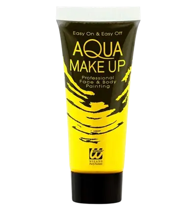 Tubo per trucco giallo fluorescente 30 ml