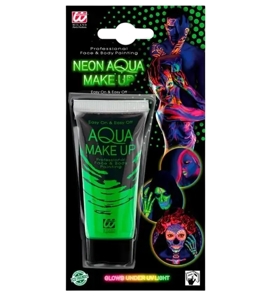 Tubo per trucco verde fluorescente 30 ml
