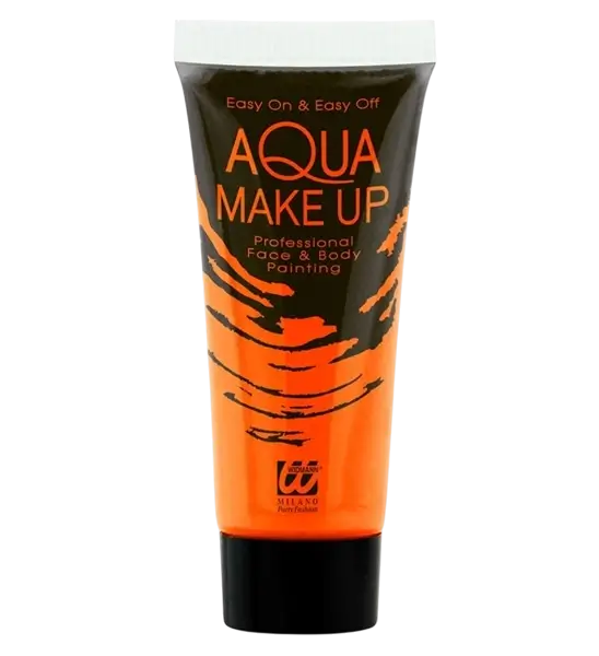 Tubo per trucco arancione fluorescente 30 ml