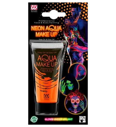 Tubo per trucco arancione fluorescente 30 ml