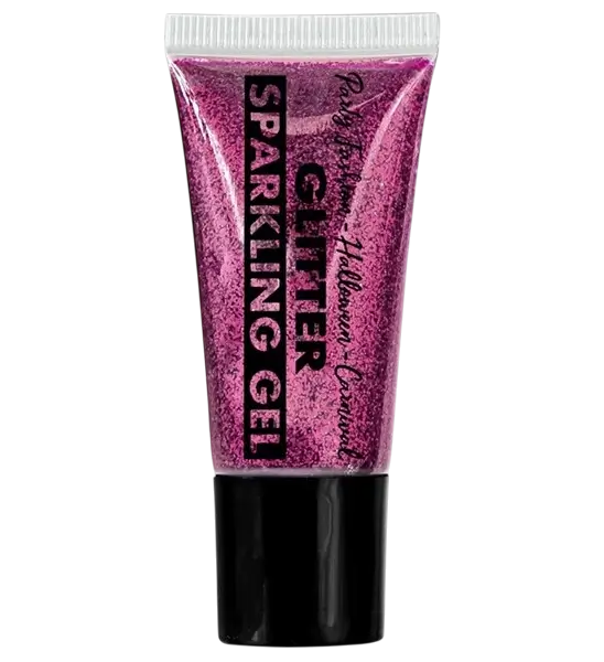 Gel corpo e viso con glitter rosa