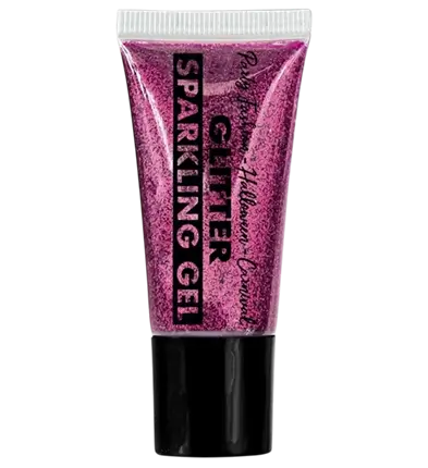 Gel corpo e viso con glitter rosa