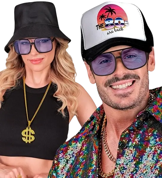Occhiali anni '90 - Lenti blu