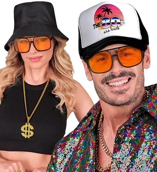 Occhiali anni '90 - Lenti arancioni