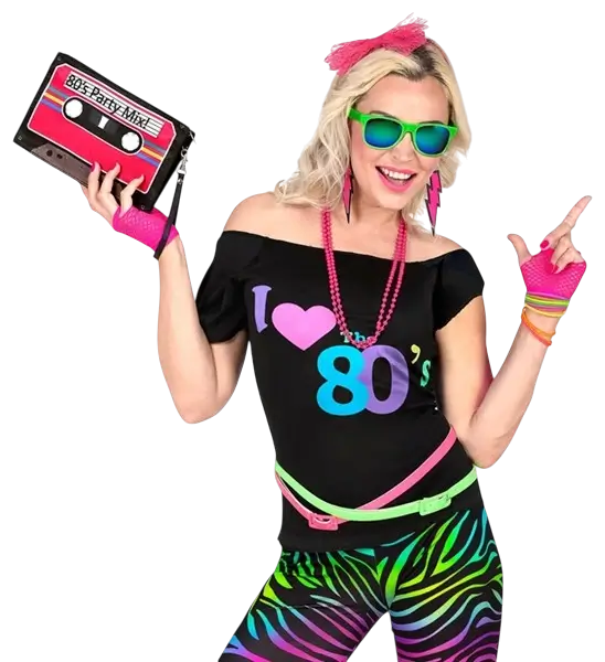 Maglietta I Love The 80's - XXL