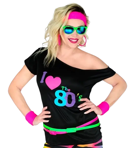 Maglietta I Love The 80's - XXL